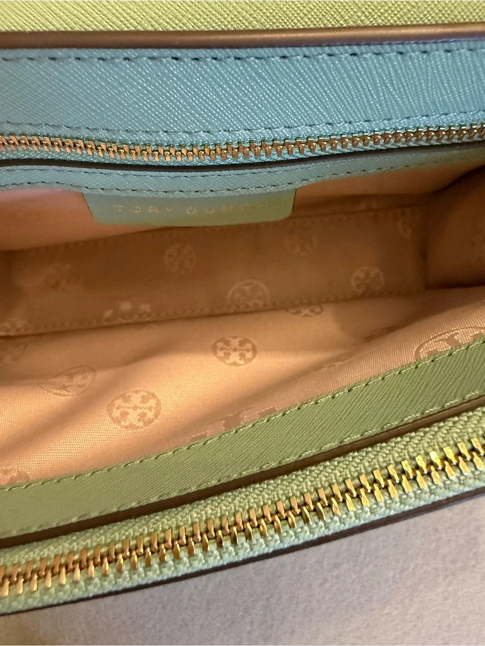 Tory Burch Jitney Green Emerson Crossbody Bag